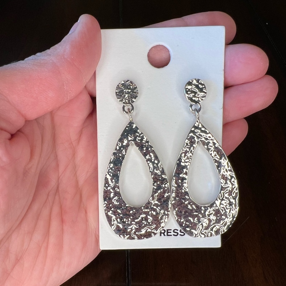 NWOT Express Dangle Stud Earrings - Picture 4 of 5